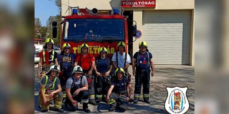 Áprilisi tűzoltó gyakorlatunk