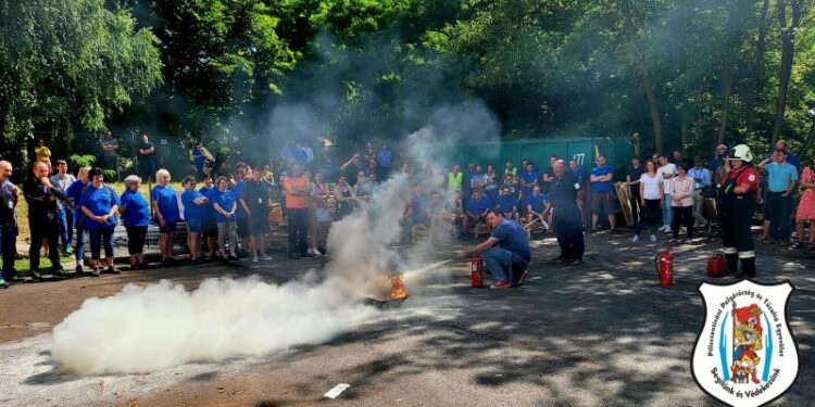 Tűzvédelmi oktatás a Genthermben