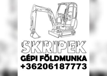 Skripek – gépi földmunka