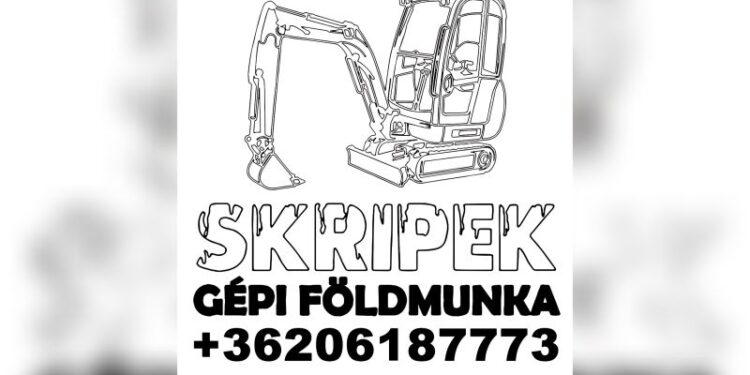 Skripek – gépi földmunka
