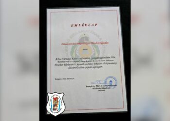 Emléklap a segítségnyújtásért