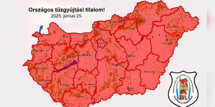 Tűzgyújtási tilalom és hőségriasztás!