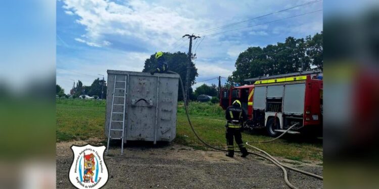 Vashulladék gyulladt ki