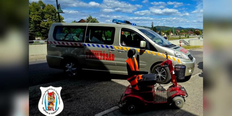 Mozgássérült hölgynek segítettünk