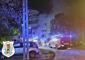 Tűz az Egyetem utcában Piliscsabán