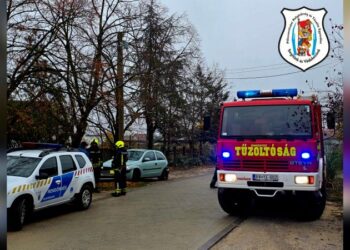 Közlekedési baleset a Szent Erzsébet utcában