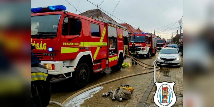 Családi ház égett a Szent Erzsébet utcában