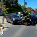 Személygépkocsik ütköztek Vörösváron