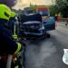 Motorral ütközött az e-Golf a 10-es úton